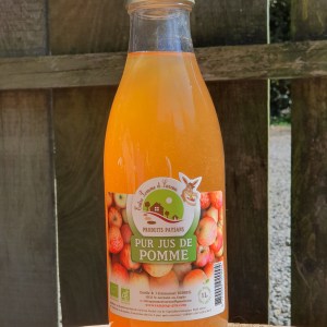 Jus de pomme bio nature 1L