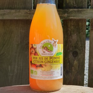 Jus de pomme bio citron et gingembre 1L