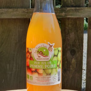 Jus de pomme bio et poire 1L