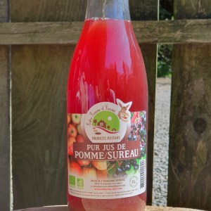 Jus de pomme bio au sureau 1L